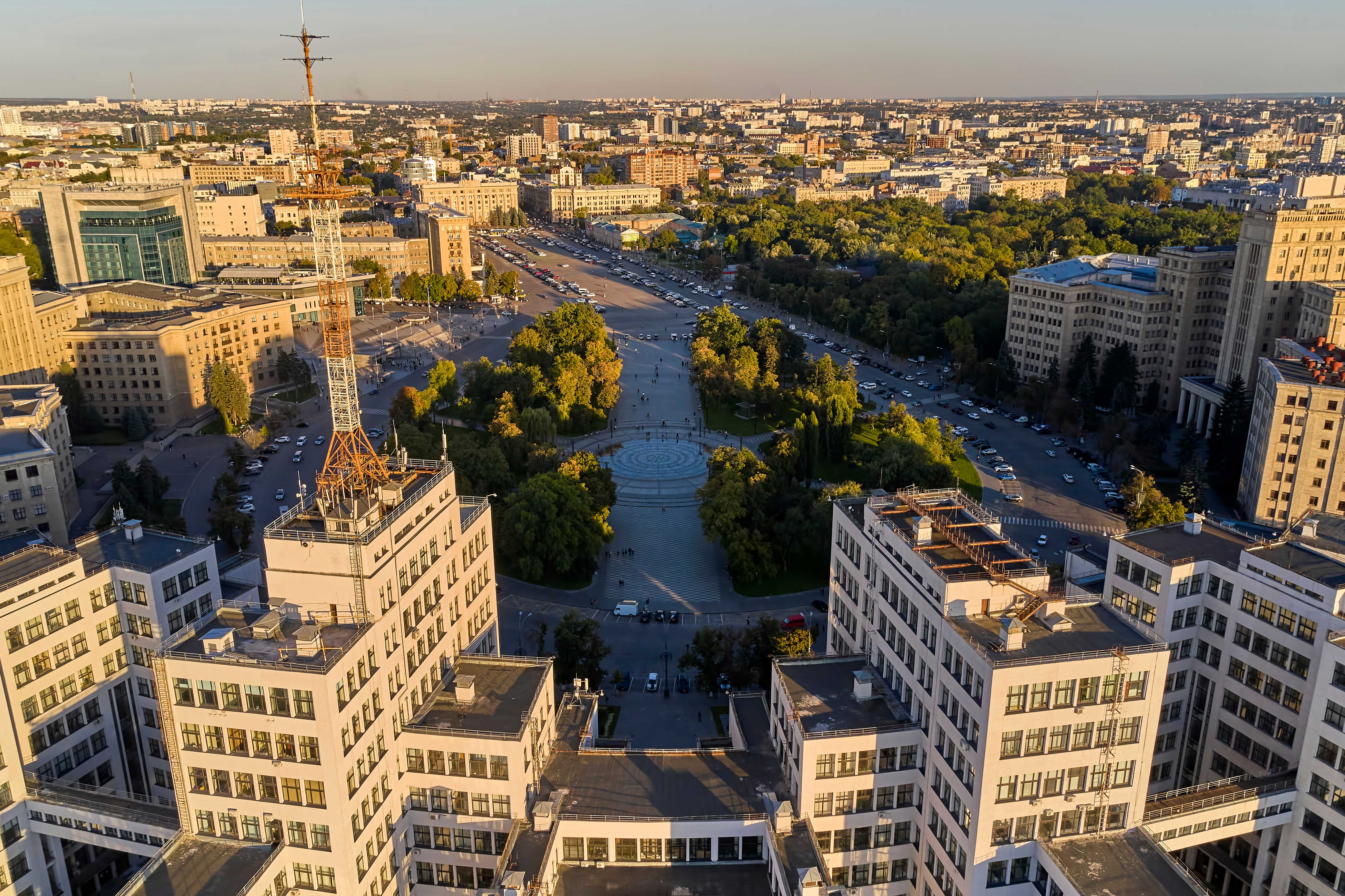 Freedom Square from the air