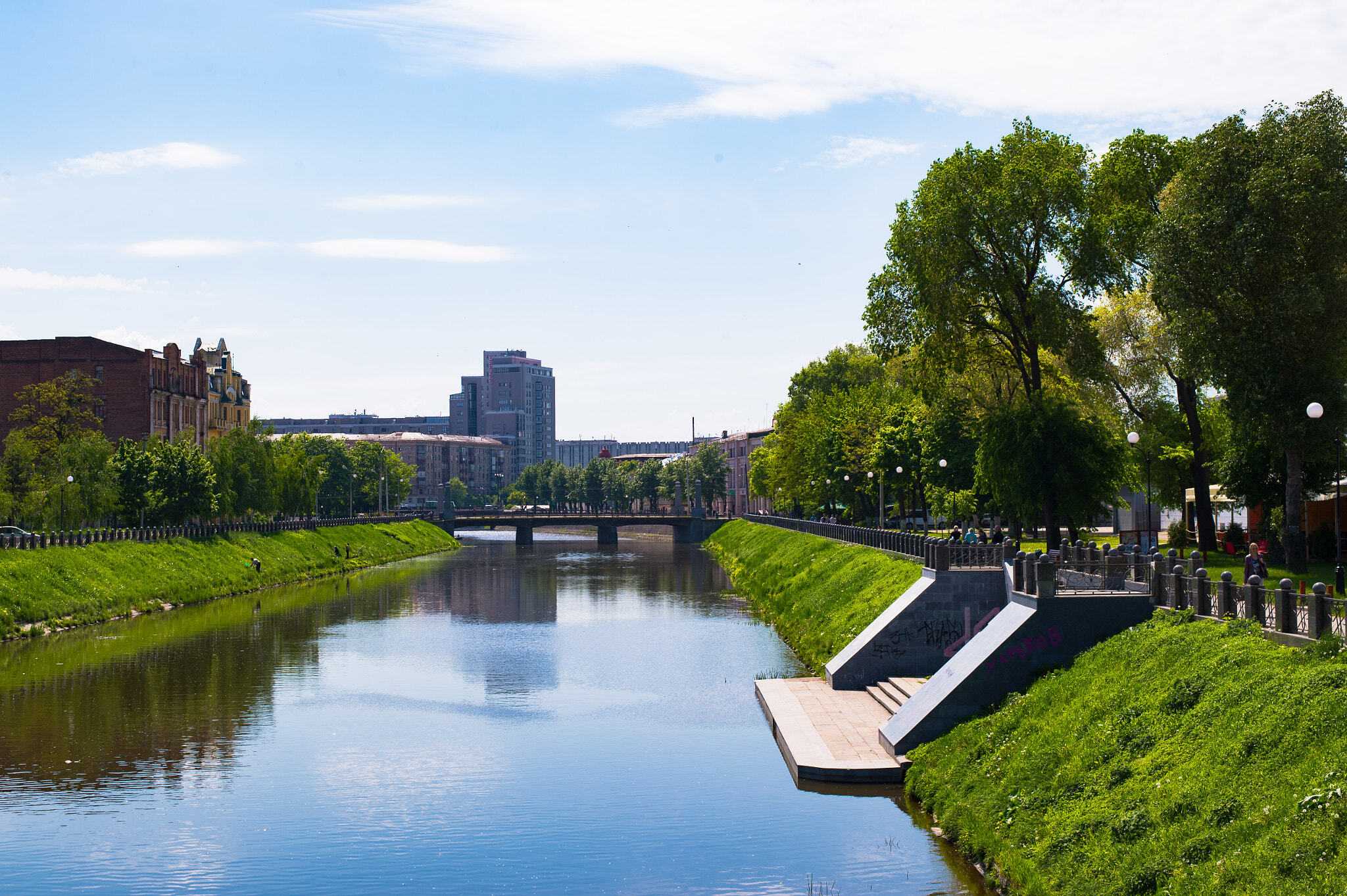 How will the vision maximise waterways in the city?